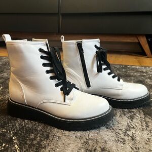Madden girl White boots
